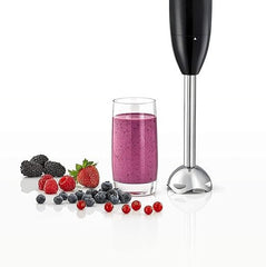Hand Blender with Chopper, 600Watts, Black - HB600-B5