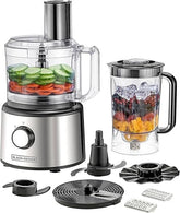 Black & Decker Food Processor,2.3Lit, 750Watts, Stainless Steel - FX760-B5