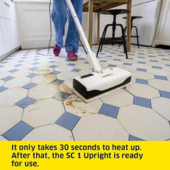 Karcher Upright Steam Cleaner White Self Standing 1300W