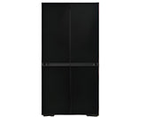 Samsung BESPOKE T Style Side by Side Refrigerator, 602Lit, Black Glass French Door - RF65DB90B022LV
