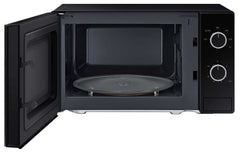 Samsung Solo Microwave, Full Glass Door, 20Lit, Black - MS20A3010AL