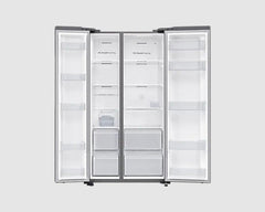 Samsung Refrigerator Side by Side Inverter A+, 647Lit, Stainless Steel - RS62R5001M9