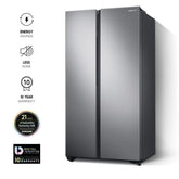 Samsung Refrigerator Side by Side Inverter A+, 647Lit, Stainless Steel - RS62R5001M9