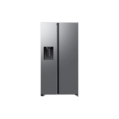 Samsung Side by Side Refrigerator A+, SmartThings & Wifi, Metal Cooling Duct, 617Lit, Black - RS70F64K1FJO