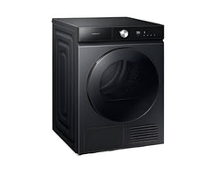 Samsung Heat Pump Dryer A+++, Inverter AI Control, 18Programmes, 9Kg, Black - DV90BB7440GBFH
