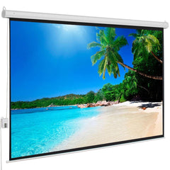 Motorized Projector Screen Wall Mount (240cmx240cm) with Remote