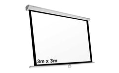 Manual Projector Screen Wall Mount (240cmx240cm)