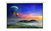Haing Screen 3m 3m R Electric Projector Screen White Steel Case 341*14*13cm