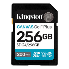Kingston 256GB 200MB/S CANVAS GO PLUS