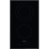 Smeg SE332EB Stove, 30 Cm, Black