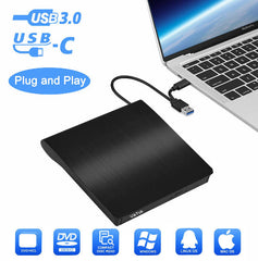 Agtc Dvd-Rw Pop-Up Mobile External, Black - QS-809