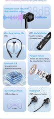 Totu Earphones Magnetic Bluetooth Sports, Black - BE-5-SP