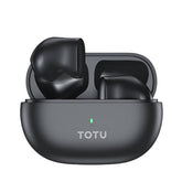 TOTU TWS Wireless & Bluetooth Earphone, Black - BE-17-TWS