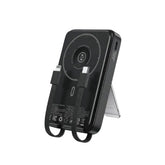 Totu Power Bank Built in Cable, 10000Mah, Black - PB-1019