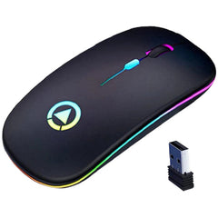 XO Gaming Rechargeable Mouse, Black - A2