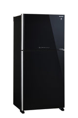 Sharp J-Tech Inverter Refrigerator 637 Liter Black Glass