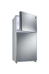 Sharp 480 Liter Hybrid Refrigerator with Silver Glass Doors