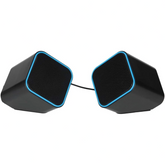 HAVIT HV-SK473 3 Watts 2.0 Channel USB Multimedia PC Speakers (Black/BLUE)