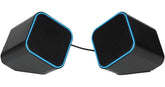 Havit HV-SK473 2.0 Channel USB Multimedia PC Speakers – Black/Blue - CompuMe