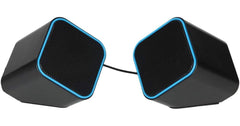 Havit HV-SK473 2.0 Channel USB Multimedia PC Speakers – Black/Blue - CompuMe