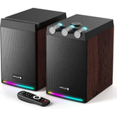HPYLIFAll.H in One SL-70 Wireless RGB Bookshelf Speakers with Remote 50W