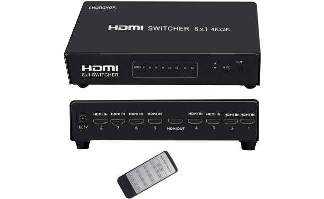 Hdmi Selector 8 In 1 Out 4k