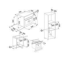 Smart FSM-82-H-XS 60cm Multifunction Oven