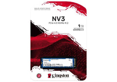 Kingston NV3 1TB M.2 2280 NVMe SSD | PCIe 4.0 Gen 4x4 | Up to 6000 MB/s