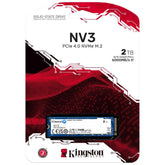 Kingston NV3 2TB M.2 NVMe PCIe 4.0, GEN 4 SSD Up To 6000/5000 MB/s Read/Write | SNV3S/2000G | - CompuMe