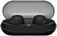 Sony Wireless Headphones Truly, Bluetooth, Battery Life 10Hours, Waterproof 10M, Black - WF-C500