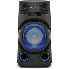 Sony Hifi System Speaker, Light Spread Sound Party Playlist Handle, Black - MHC-V13