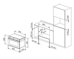 Super Chef Gas Oven 120L 90cm Steel with Cooling and Distribution Fan (SPBO4-GGTF-912X)