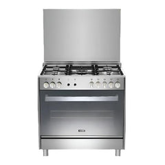 Ignis Cooker Gas Steel Safety System 90 Cm 5 Burners With Triple Burner Wide Metal Post - G1961 CCE