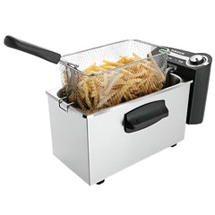 Taurus Deep Air Fryer Control Wheel, 4Lit, 2200Watts, Stainless Steel - PROFESSIONAL 4 2200W