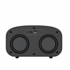E-3401 Walnut Wood Grain Metal Bluetooth Speaker