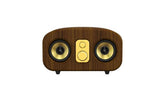 E 3401 Walnut Wood Grain Metal Bluetooth Speaker