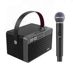 Leerfei SPK-E-4113 FM TF Card/U disk/AUX Bluetooth Speaker with Mic
