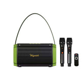NO-Brand Wejeier W - 4120 Outdoor Portable Karaoke Singing Bluetooth Speaker with Two Mics