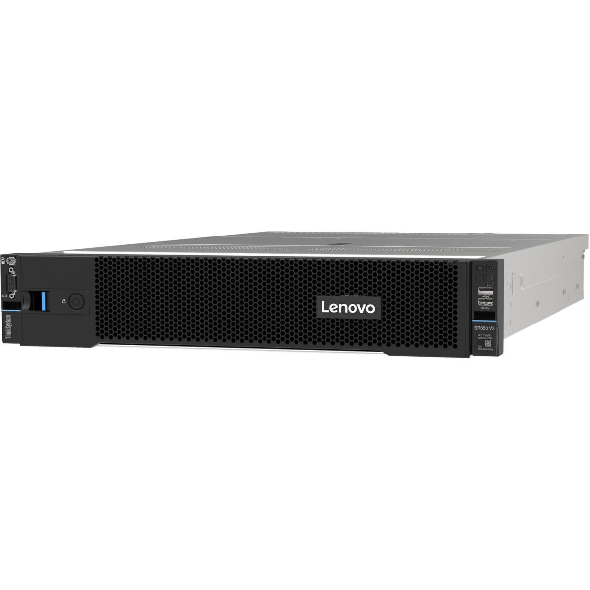 Lenovo ThinkSystem SR650 V3 Intel Xeon Silver 4514Y up to 3.4GHz 16 - Cores with 64GB DDR5 Memory & 1100W Power Supply Rack Server