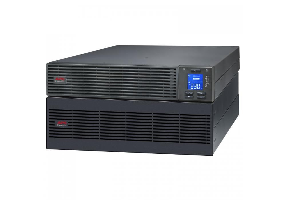 APC Easy UPS On-Line, 10kVA/10kW, Rackmount 5U, 230V, Hard wire 3-wire(1P+N+E) outlet, Intelligent Card Slot, LCD, Extended Runtime, W/ Rail Kit APC Easy UPS On-Line, 10kVA/10kW, Rackmount 5U, 230V, Hard wire 3-wire(1P+N+E) outlet, Intelligent Card Slot, LCD, Extended Runtime, W/ Rail Kit
