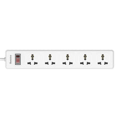 Huntkey SSZ501 5 Port UK Plug Power Strip 3M