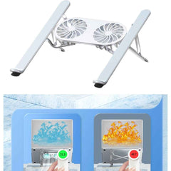 N3 Adjustable Aluminum Laptop Stand with Cooling Fan -Grey