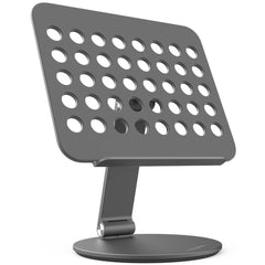 Stoyobe Hf V Desktop Folding Tablet Stand Aluminum Alloy 360 Degree Rotating Holder For Ipad Space Gray