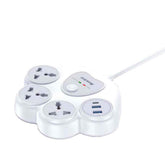 Huntkey SZN307C F2O Charger Pub Station Surge Protect Power Strip MK Plug 1.5M