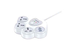 Huntkey SZN307C F2O Charger Pub Station Surge Protect Power Strip Mk Plug 1.5 meter