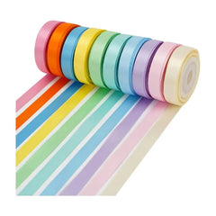 Satin Ribbon Multi Colors, 2 Inch 25Y for Crafts
