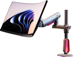 NB NORTH BAYOU L70 GAMING Monitor Stand ARM RGB DESK MOUNT - 32-inch up to 60-inch
