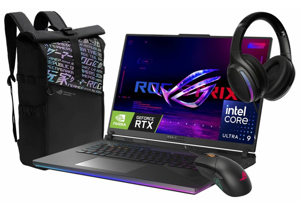 Laptop ROG Strix SCAR 18 Intel® Core™ Ultra 9 275HX Processor Up to 5.4 GHz, NVIDIA GeForce RTX™ 5090 Laptop GPU 24GB GDDR7 18-inch 2.5K 240Hz Mini LED ROG Nebula Display - Off Black Laptop ROG Strix SCAR 18 Intel® Core™ Ultra 9 275HX Processor Up to 5.4 GHz, NVIDIA GeForce RTX™ 5090 Laptop GPU 24GB GDDR7 18-inch 2.5K 240Hz Mini LED ROG Nebula Display - Off Black