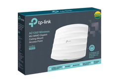 TP-Link EAP225 Omada AC1350 Gigabit Wireless Access Point Business WiFi Solution w/ Mesh Support, Seamless Roaming & MU-MIMO PoE Powered SDN Integrated Cloud Access