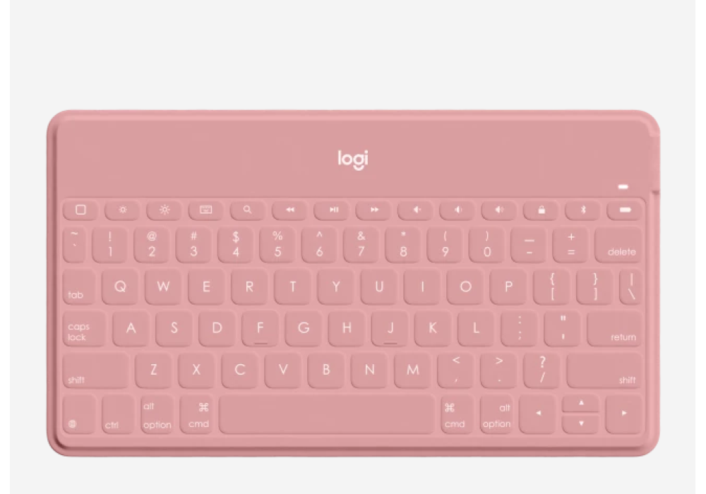 Logitech Keys-To-Go Wireless Bluetooth Standing Keyboard - Pink